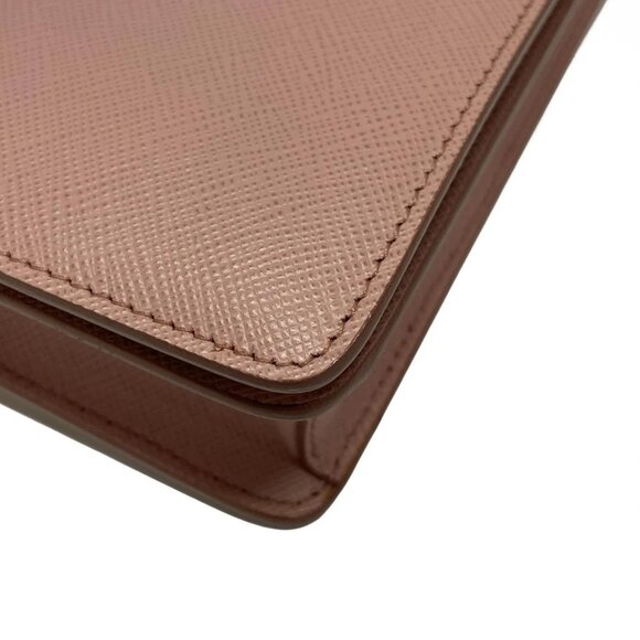 PRADA -Pink Saffiano Shine (leather) Other Style Wallet 795-072225 - Picture 5 of 13